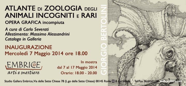 giorgio_bertolini Atlante di zoologia degli animali incogniti e rari